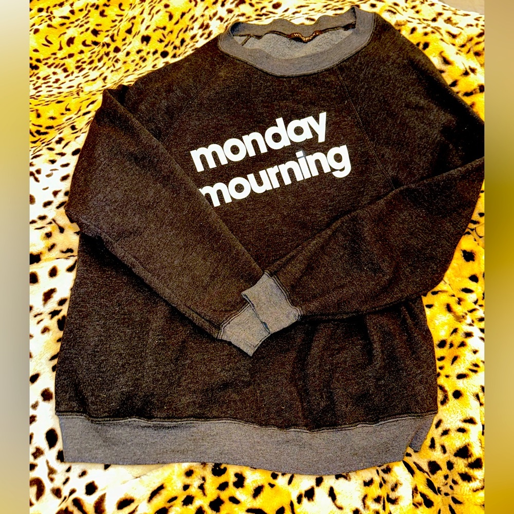 Wildfox Monday Mourning Pullover